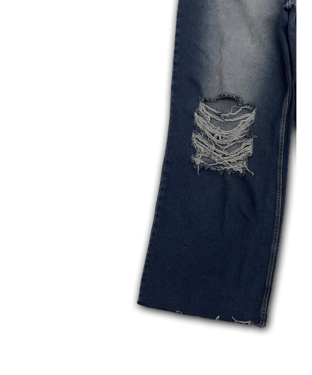 【KOOLOSET】Dist Damage Washing Denim KOOLOSET (クロゼット) - ディストダメージウォッシュ加工デニム