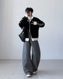 Newborn Stripe Curve Denim