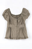 Morph shirring blouse