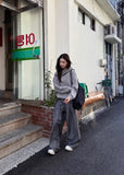 ANGLE LINE WIDE SLACKS