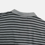 Pigment Stripe Collar Short Sleeve Tee