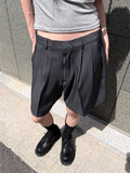 TWO-PINTUCK HARF PANTS