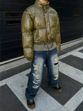 Vintage Scratch Balloon Denim