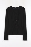 Jenne off-strap cardigan