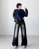 Luna Flare Wide Denim