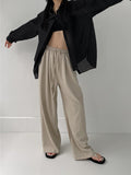 Kinder Linen Wide Banding Pants