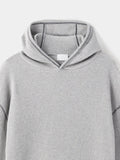 Stitch waffle hood knit
