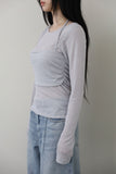 Layered ruby T-shirt
