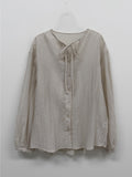 Charlie See-Through Loose Fit Blouse