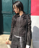 RIVET LINE DENIM JACKET