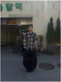 Nomad shirring check shirt