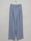 [summer] Modern Linen Two-Tuck Wide Slacks