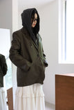 Bai Washing Crop Zip-Up