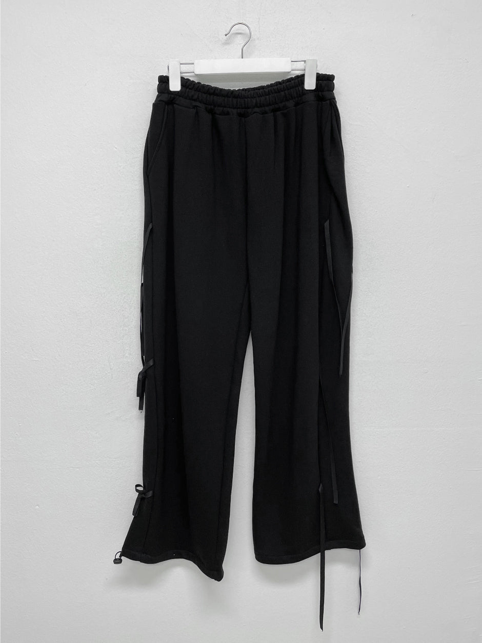 【INCHANT ME】Ribbon Two-Way Wide Training Pants INCHANT ME(インチャントミー) - リボンツーウェイワイド