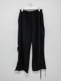 Ribbon Two-Way Wide Training Pants
