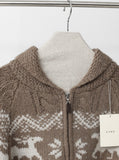 Nordic Knit Zip-up Jacket