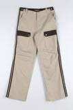 Uni Color Matching Cargo Pants