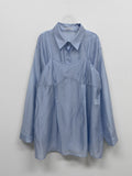 Nami Tencel See-through Loose Fit Shirt