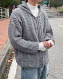noti Knit Hoodie Zip Up