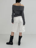 901 Cargo Bermuda Wide Pants