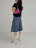 741 Catwashing Bermuda Denim Pants