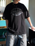Metallic Logo Box Half Tee