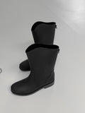 Western middle rain boots