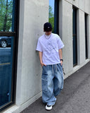 Ghost Washing Cargo Banding Denim