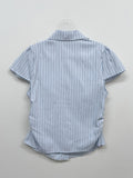 Wonder Shirring Cap Short Sleeve Blouse