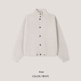 Merrick Velour High Neck Cardigan