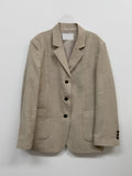 Letu Linen 3 Button Single Jacket