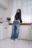 balloon hip wide jeans