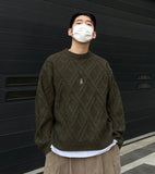 Three-Dimensional Square Wool Knit