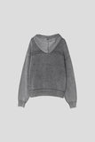 Circle Pigment Hood Cardigan