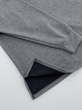 Turtleneck Overfit Brushed Sweatshirt