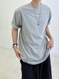 Semi box basic half T-shirt