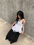 FRILL SLEEVELESS MINI ONEPIECE