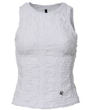 Crinkled Sleeveless