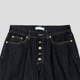 Whisper Two-Tuck Curved Denim Pants