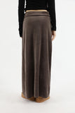 Rua Velvet Long Skirt