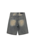 Rocker Vintage Washing Bermuda Denim