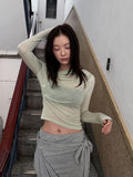TENCEL SHIRRING TOP
