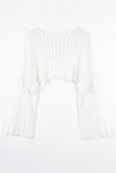 Crop net net knit