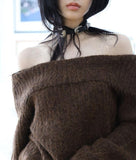 Leather belt choker