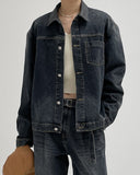 [unisex] Catwashing Overfit Denim Trucker Jacket