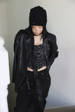 Halim studded black denim