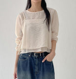 Maurice Bustier Layered Blouse