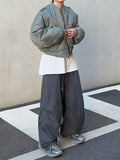 Gaen Cropped Balloon Flight Jumper