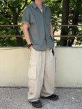 Tin Washed Denim Half Shirt