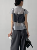 Etual See-through Cap Blouse
